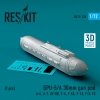RESKIT RS72-0138 GPU-5/A 30mm gun pod (1 pcs) (3D Printed) 1/72